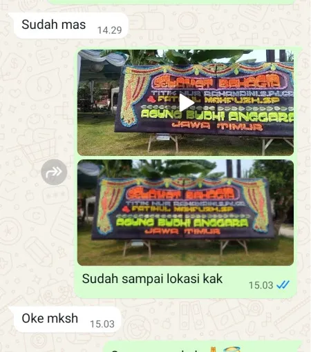 Pengiriman Papan Bunga Cigunungsari Tegalwaru