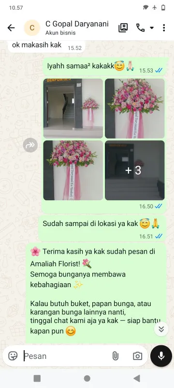 Pengiriman Karangan Bunga Cigunungsari Tegalwaru
